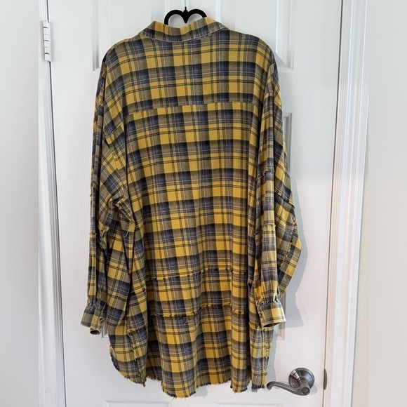 Mineral Washed Plaid Shirt - Picture 6 of 9